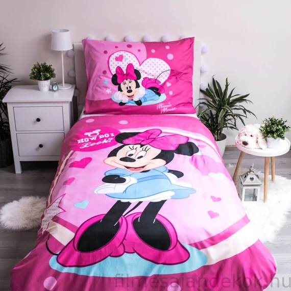 Disney Minnie Look ágyneműhuzat 140×200cm 70×90 cm microfibre
