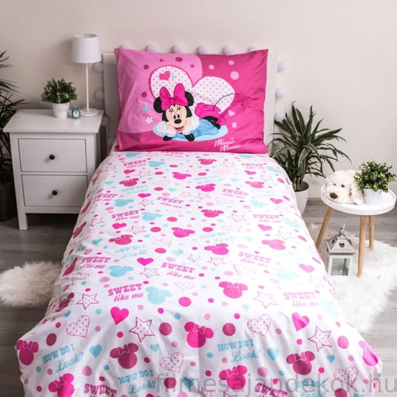 Disney Minnie Look ágyneműhuzat 140×200cm 70×90 cm microfibre
