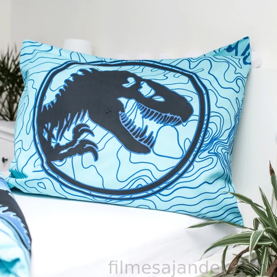 Jurassic World Dinosaur Tracker Sötétben világító ágyneműhuzat 140×200cm 70x90 cm