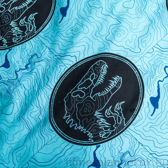 Jurassic World Dinosaur Tracker Sötétben világító ágyneműhuzat 140×200cm 70x90 cm