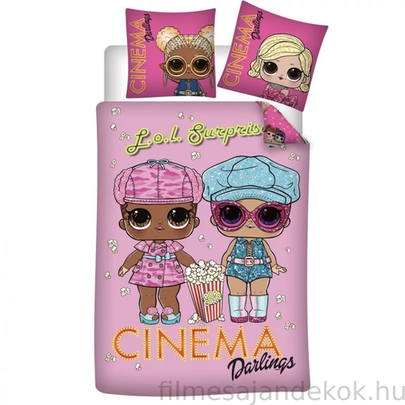 LOL Surprise Cinema ágyneműhuzat 140×200cm, 63×63 cm microfibre