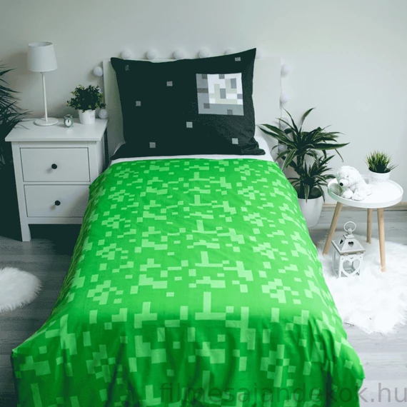 Minecraft Sssleep Tight ágyneműhuzat 140×200cm 70×90 cm