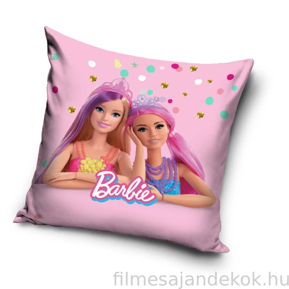 Barbie Friends párnahuzat 40x40 cm Velúr