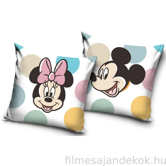 Disney Minnie, Mickey párnahuzat 40x40 cm Velúr