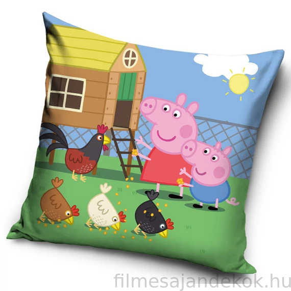 Peppa malac Feed párnahuzat 40x40 cm Velúr