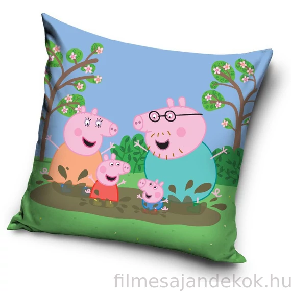 Peppa malac Mud párnahuzat 40x40 cm Velúr