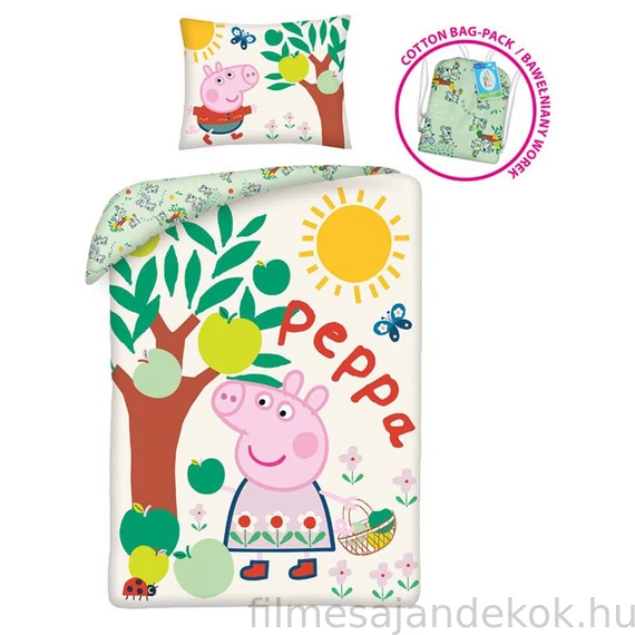 Peppa malac Tree ágyneműhuzat 140×200cm, 70×90 cm