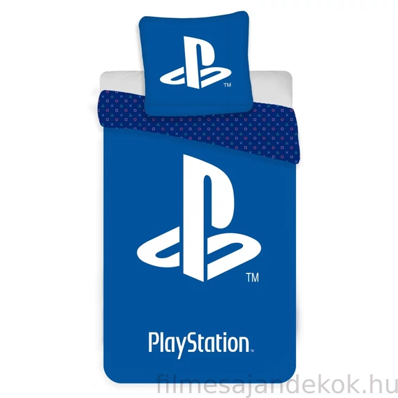 PlayStation Blue ágyneműhuzat Logo 140×200cm, 70×90 cm