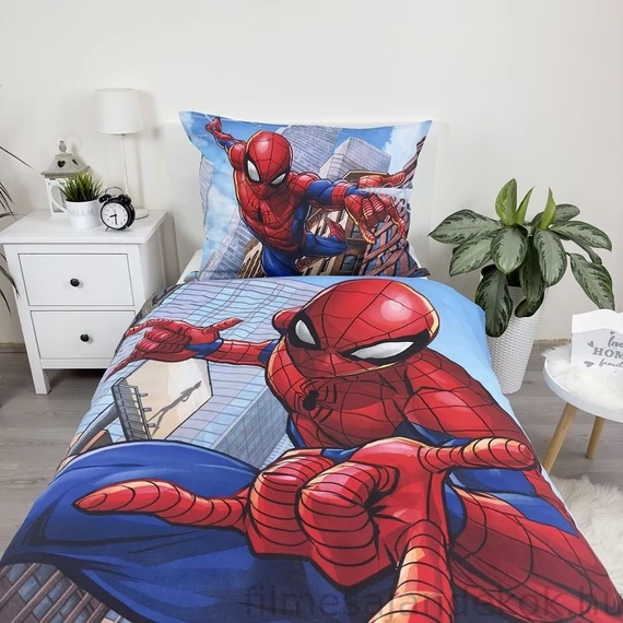 Pókember City Glider ágyneműhuzat 140×200cm 70×90 cm