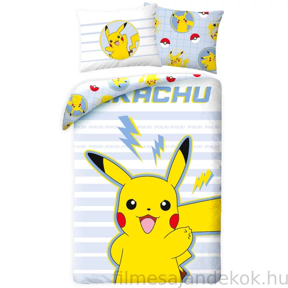 Pokémon Thunderbolt ágyneműhuzat 140×200cm, 70×90 cm