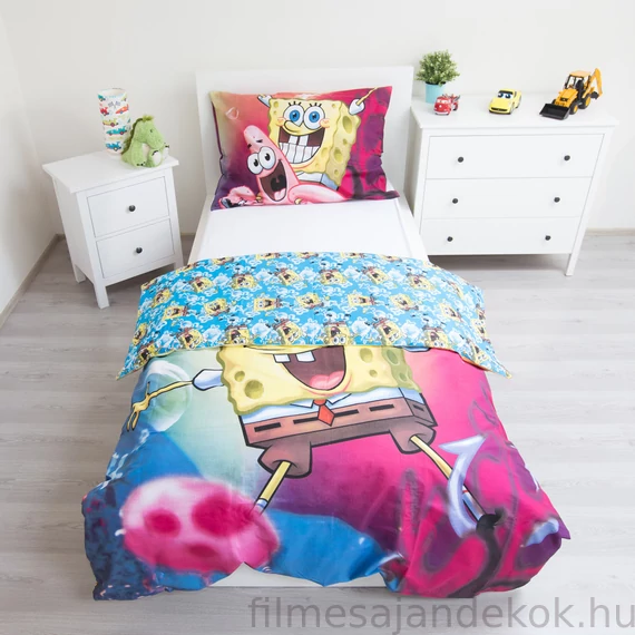 SpongyaBob BikiniBottom ágyneműhuzat 140×200cm 70×90 cm