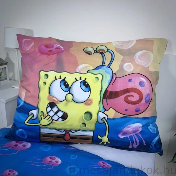 SpongyaBob Party ágyneműhuzat 140×200cm 70×90 cm microfibre