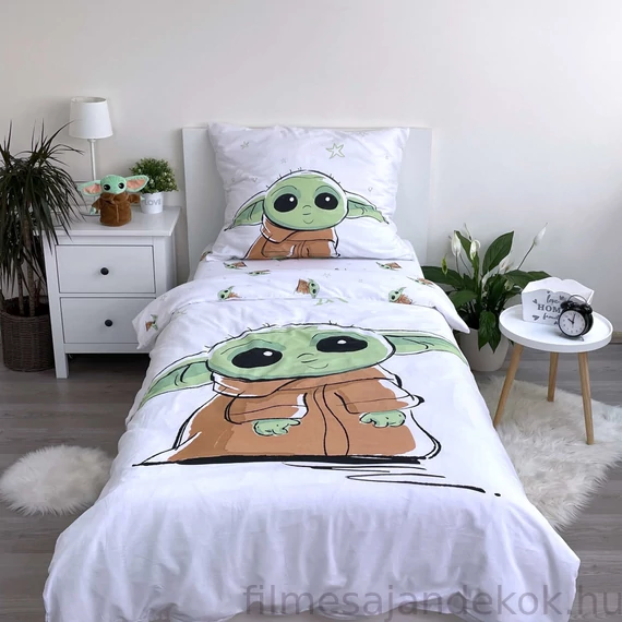 Star Wars Baby Yoda ágyneműhuzat 140x200 cm 70x90 cm
