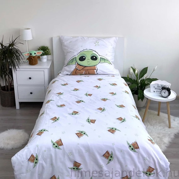 Star Wars Baby Yoda ágyneműhuzat 140x200 cm 70x90 cm