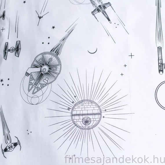 Star Wars Death Star Sötétben világító ágyneműhuzat 140×200cm 70x90cm