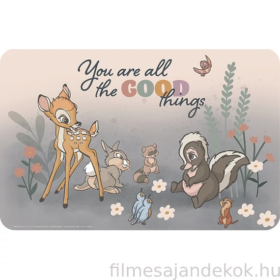 Disney Bambi Good Things tányéralátét 43x28 cm