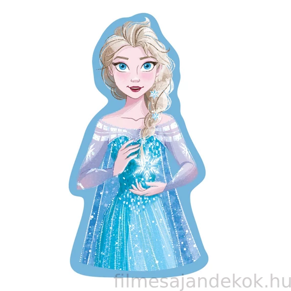 Disney Jégvarázs Elsa 3D formapárna, díszpárna 35 cm