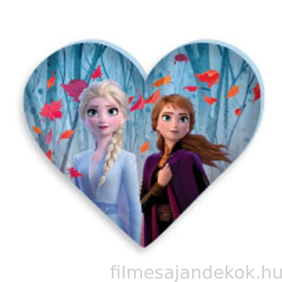 Disney Jégvarázs Leaf formapárna díszpárna 35x30 cm Velúr