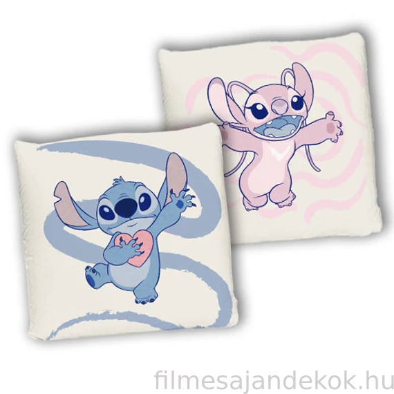 Disney Lilo és Stitch, A csillagkutya Lovers párna, díszpárna 40x40 cm