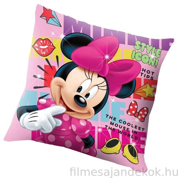 Disney Minnie LED világító párna díszpárna 40x40 cm