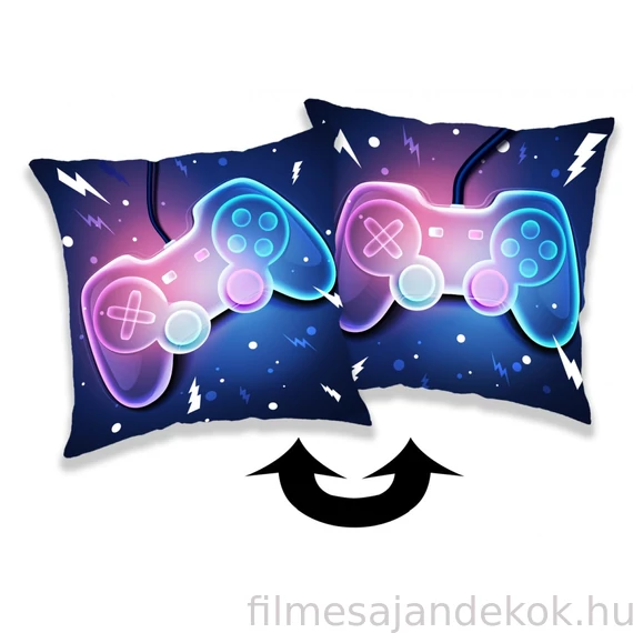 Gamer párna, díszpárna 40*40 cm