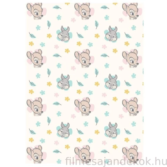 Disney Bambi coral fleece takaró 110x150cm