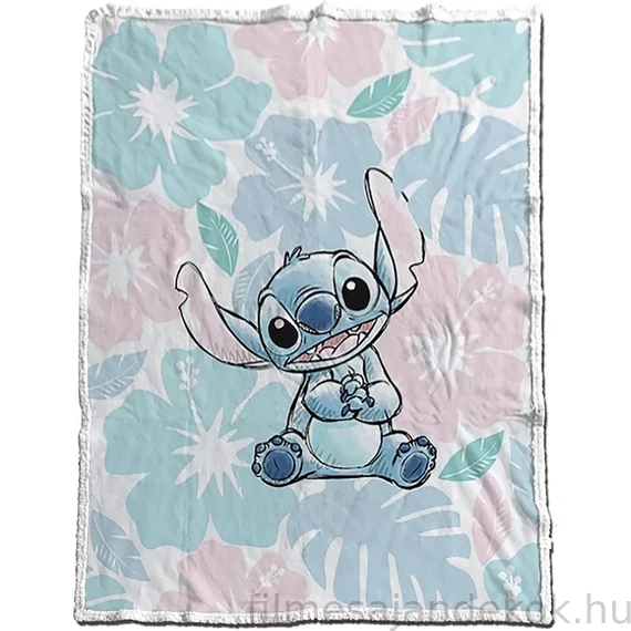 Disney Lilo és Stitch, A csillagkutya Settle sherpa takaró 130x170cm