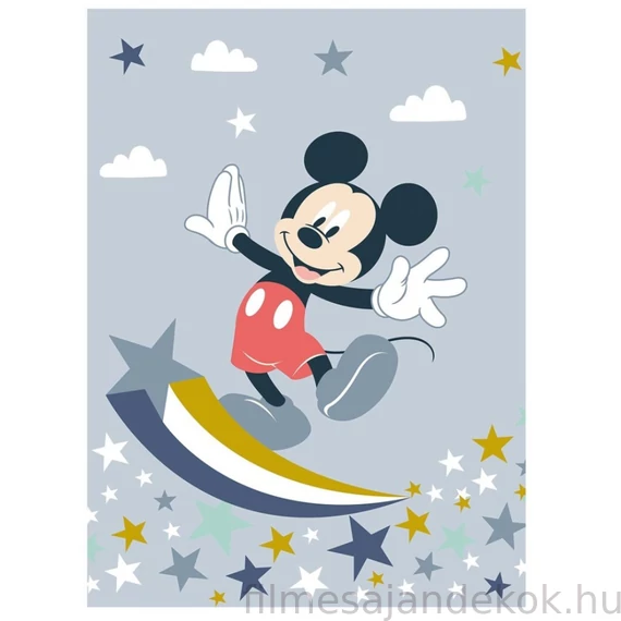 Disney Mickey Star coral fleece takaró 110x150cm