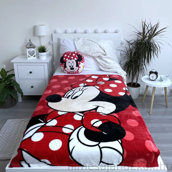 Disney Minnie Red mikroflanel takaró 100x150cm