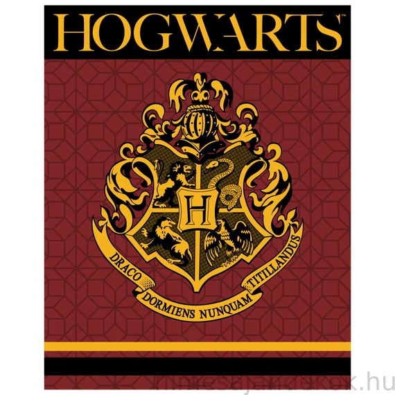 Harry Potter Crest coral fleece polár takaró 120x150cm