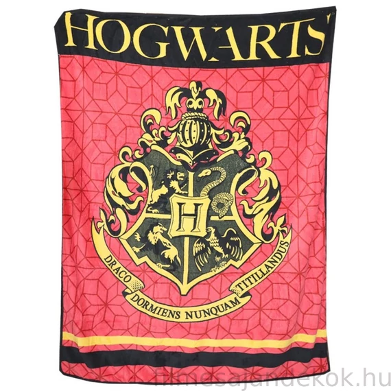 Harry Potter Crest coral fleece polár takaró 120x150cm