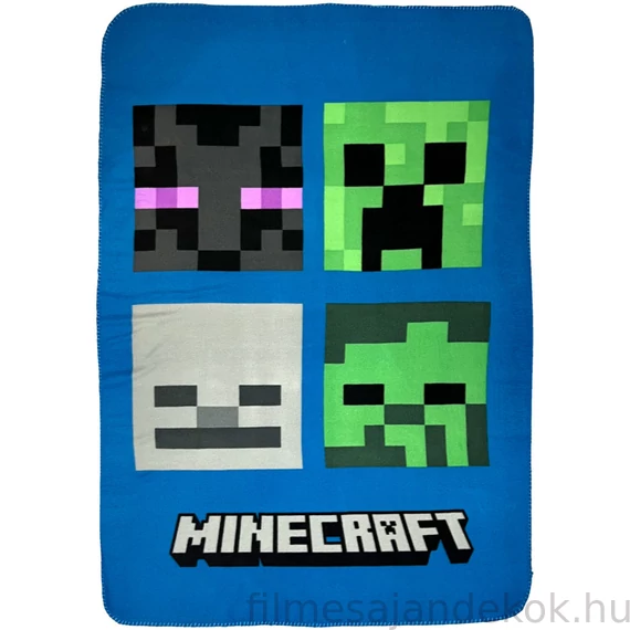 Minecraft Hostile Mobs szuper puha polár takaró 100*150cm
