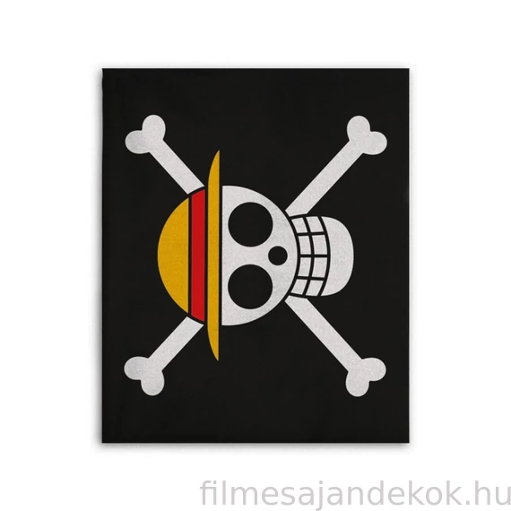 One Piece Skull polár takaró 130x160 cm