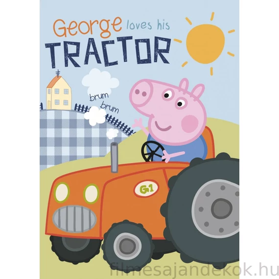 Peppa malac Tractor polár takaró 100x140cm