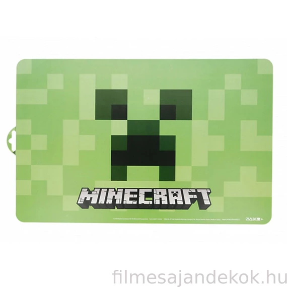 Minecraft Creeper tányéralátét 41x29 cm