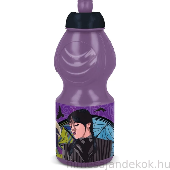 Wednesday Nevermore Academy kulacs, sportpalack 400 ml