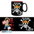 One Piece - Luffy & Skull bögre (460 ml)
