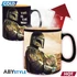 Star Wars – The Mandalorian hőre változó bögre: Mando és Grogu (460 ml)