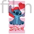 Disney Lilo és Stitch, A csillagkutya fürdőlepedő, strand törölköző 70x140 cm