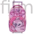 Disney Lilo és Stitch, A csillagkutya Pink Angel gurulós ovis hátizsák, táska 36 cm
