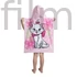 Disney Marie Pink Flower strand törölköző poncsó 50x115 cm