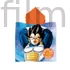 Dragon Ball Son Goku strand törölköző poncsó 55x110cm (Fast Dry)