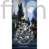 Harry Potter Hogwarts fürdőlepedő, strand törölköző 70x140cm (Fast Dry