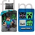 Minecraft Miner ágyneműhuzat és polár takaró szett