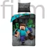 Minecraft Miner ágyneműhuzat és polár takaró szett