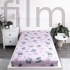 Disney Lilo és Stitch A csillagkutya Pink gumis lepedő 90x200 cm
