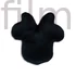 Disney Minnie Head 3D formapárna díszpárna 35 cm Velúr